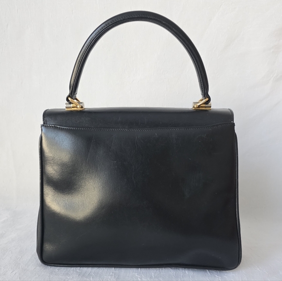 Auth Gucci Vintage Hysteria Turn-lock Leather Satchel - Picture 2 of 12